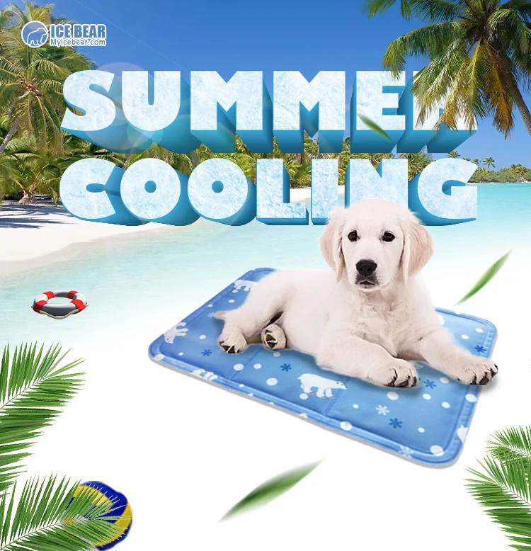 Factory Pet Product Supply Pressure Activated Gel Dog Cooling Mat Pad