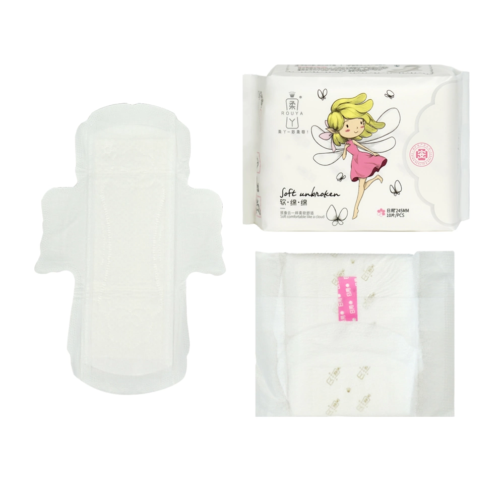 High Quality Free Samples Wholesale Woman Cotton Sanitary Pad