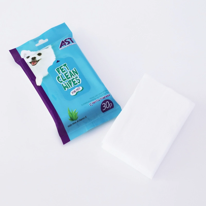 China Manufacturer Pet Cleaning Wet Wipe Disposable Dog Puppy Multi-Purpose Pet Grooming Deodorant Cleaning Wet Wipes