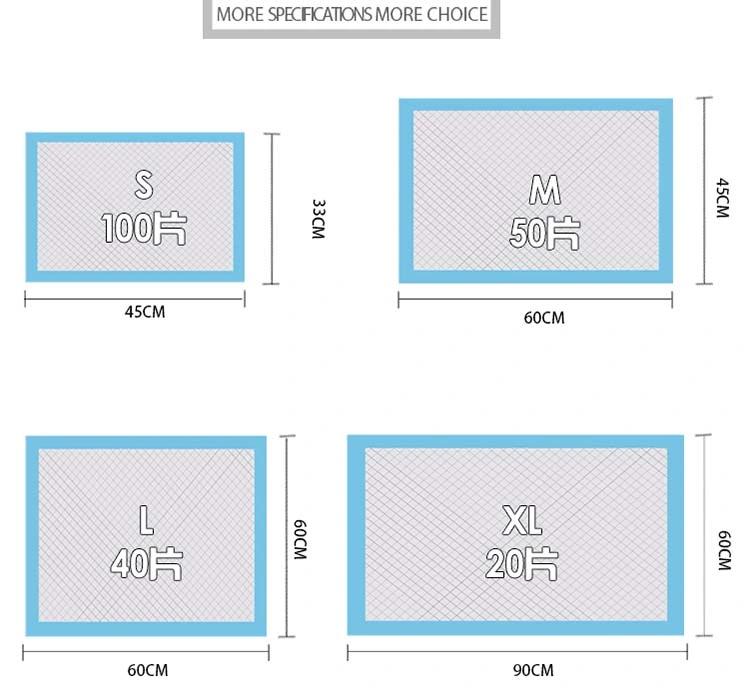 Wholesale Disposable Incontinence Adult Underpads High Absorbent Bed Underpads for Hospital